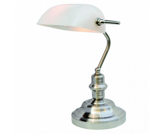Настольная лампа офисная Arte Lamp Banker A2491LT-1SS