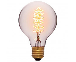 Лампа накаливания Sun Lumen G80 E27 60Вт 2200K 053-525