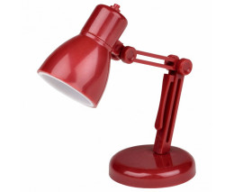 Настольная лампа офисная Uniel Standart S-KL019-B Red