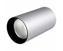 Накладной светильник Arlight Sp-polo-r85 SP-POLO-R85-1-15W Day White 40deg (Silver, Black Ring)