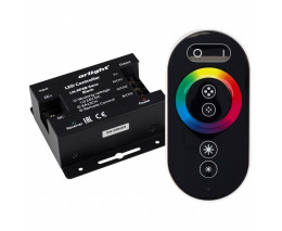Контроллер-регулятор цвета RGB с пультом ДУ Arlight LN-RF6B LN-RF6B-Sens Black (12-24V, 3x8A)