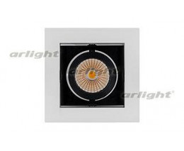 Встраиваемый светильник Arlight  CL-KARDAN-S102x102-9W Day (WH-BK, 38 deg)