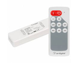 Пульт-диммер кнопочный Arlight ARL-MIN ARL-MINI-DIM-1x11A (5-24V, RF ПДУ 10кн)