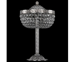 Настольная лампа декоративная Bohemia Ivele Crystal 1911 19111L6/25IV Ni