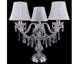 Настольная лампа декоративная Bohemia Ivele Crystal 5703 1403L/3/141-39/Ni/SH41-160