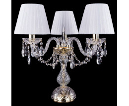 Настольная лампа декоративная Bohemia Ivele Crystal 5706 1406L/3/141-39/G/SH2-160