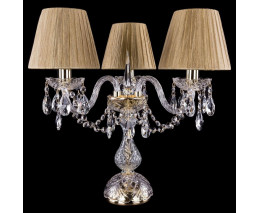 Настольная лампа декоративная Bohemia Ivele Crystal 5706 1406L/3/141-39/G/SH7-160