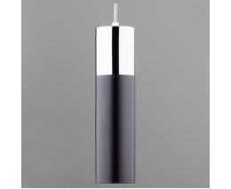 Подвесной светильник Eurosvet Double Topper 50135/1 LED хром/черный 12W