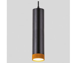 Подвесной светодиодный светильник Eurosvet Tony 50164/1 LED черный/золото
