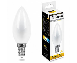 Лампа светодиодная Feron Saffit LB-66 E14 7Вт 2700K 25785