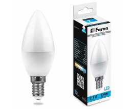 Лампа светодиодная Feron Saffit LB-570 E14 9Вт 6400K 25800
