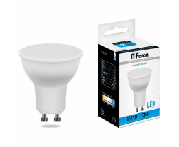 Лампа светодиодная Feron Saffit LB-560 GU10 9Вт 6400K 25844