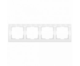 Рамка на 4 поста Werkel Flock WL05-Frame-04-white