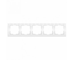Рамка на 5 постов Werkel Flock WL05-Frame-05-white