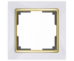Рамка на 1 пост Werkel Snabb WL03-Frame-01-white-GD