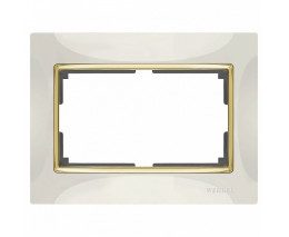 Рамка для двойной розетки Werkel Snabb WL03-Frame-01-DBL-ivory