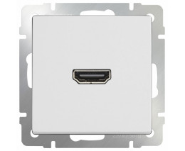 Розетка HDMI без рамки Werkel Белый WL01-60-11