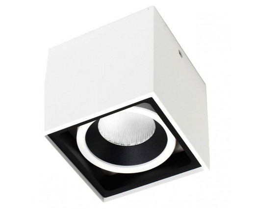 Накладной светильник Donolux DL18415 DL18415/11WW-SQ White/Black Dim