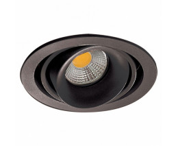 Встраиваемый светильник Donolux DL18615 DL18615/01WW-R Shiny black/Black