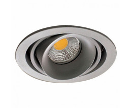Встраиваемый светильник Donolux DL18615 DL18615/01WW-R Silver Grey/Black