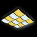 Накладной светильник Ambrella Orbital Crystal Sand FS1520 WH/SD 288W D810*720